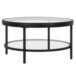 Alexis 32″ Wide Round Coffee Table - Chic Decora