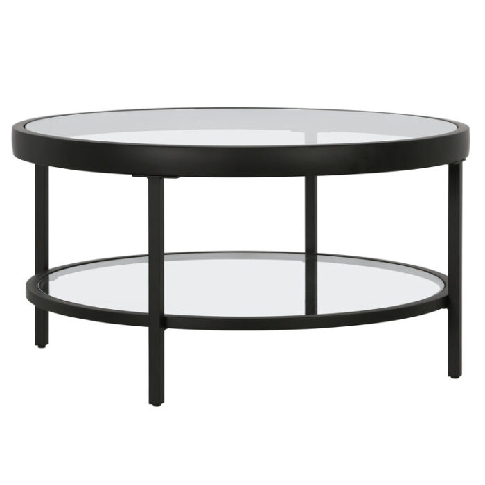 Alexis 32″ Wide Round Coffee Table - Chic Decora