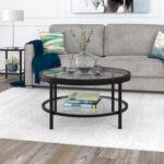 Alexis 32″ Wide Round Coffee Table - Chic Decora