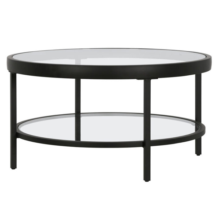 Alexis 32″ Wide Round Coffee Table - Chic Decora