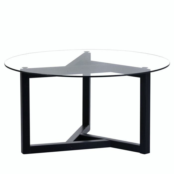 Amariyae Glass Top Single Coffee Table - Chic Decora