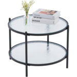 Amarrion Glass Top Coffee Table - Chic Decora