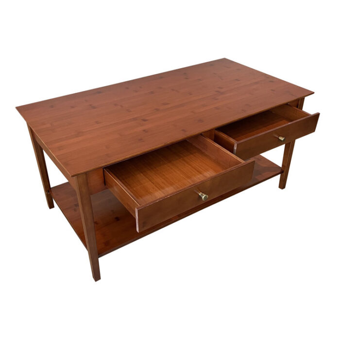 Amreece Solid Wood Coffee Table - Chic Decora