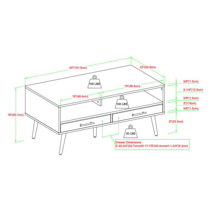 Annaston Coffee Table - Chic Decora