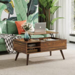 Dilon Solid Wood Coffee Table - Chic Decora