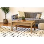 Arlein Solid Wood Coffee Table - Chic Decora