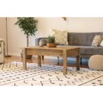 Arlein Solid Wood Coffee Table - Chic Decora