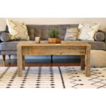 Arlein Solid Wood Coffee Table - Chic Decora