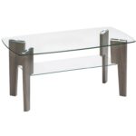 Armendariz Glass Top Coffee Table - Chic Decora