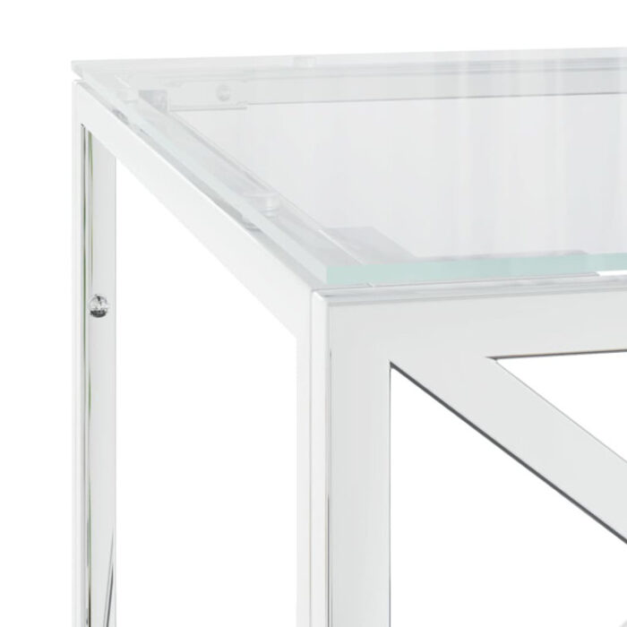 Atanas Glass Top Single Coffee Table - Chic Decora