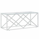 Atanas Glass Top Single Coffee Table - Chic Decora