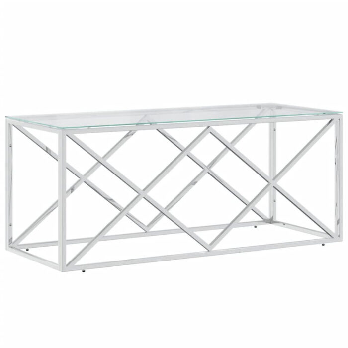 Atanas Glass Top Single Coffee Table - Chic Decora