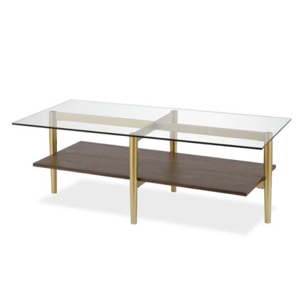 Aurra Glass Top Coffee Table - Chic Decora