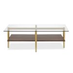 Aurra Glass Top Coffee Table - Chic Decora