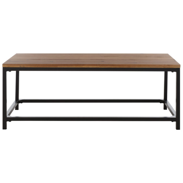 Auton Solid Wood Top Coffee Table - Chic Decora