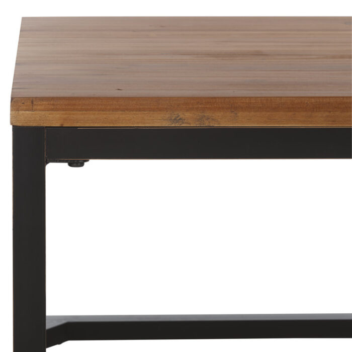 Auton Solid Wood Top Coffee Table - Chic Decora