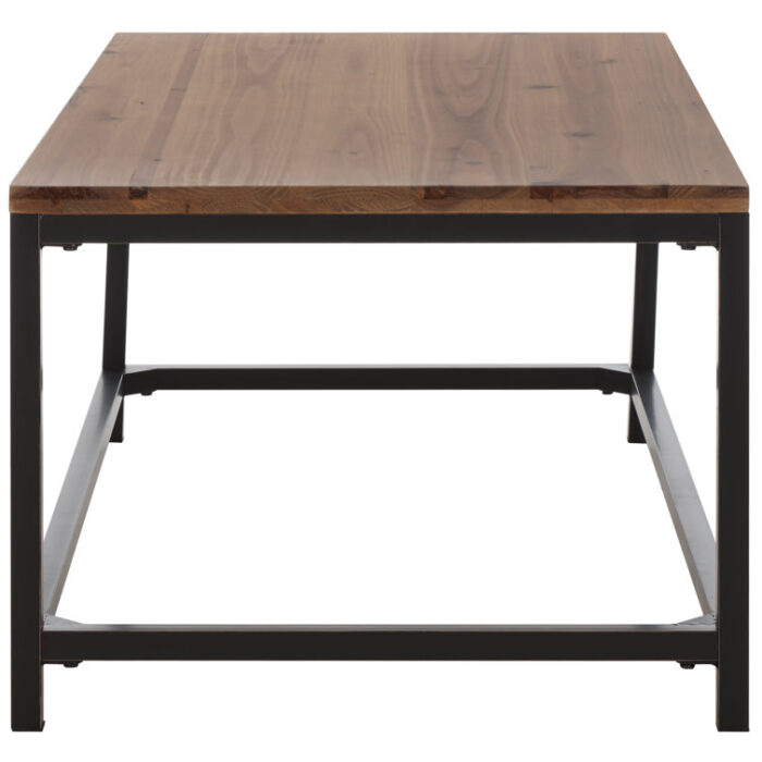 Auton Solid Wood Top Coffee Table - Chic Decora