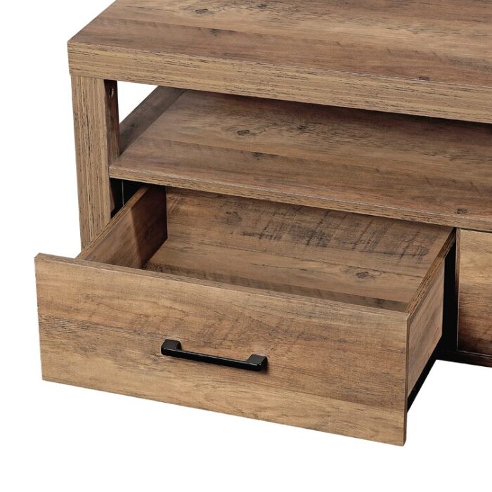 Avgoustinos Frame Coffee Table with Storage Drawers - Chic Decora