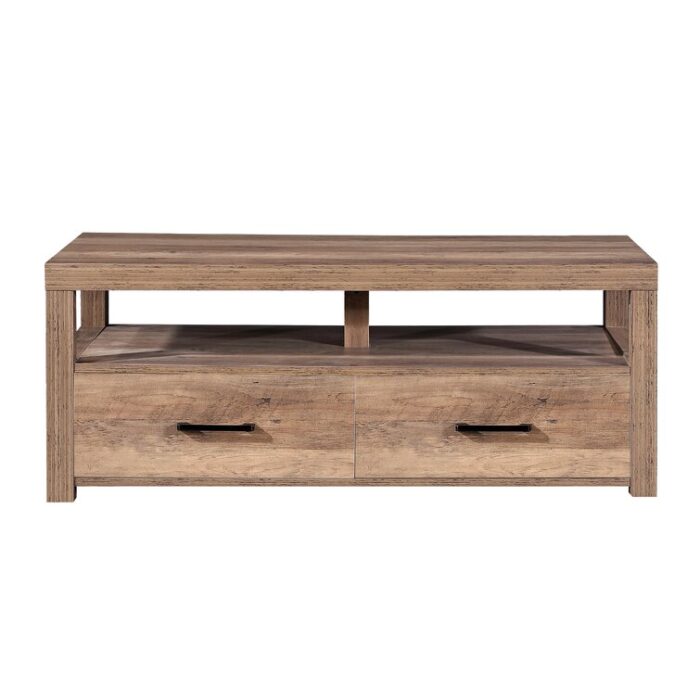 Avgoustinos Frame Coffee Table with Storage Drawers - Chic Decora