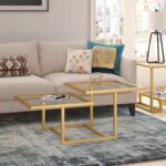 Avia Glass Top Coffee Table - Chic Decora