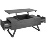 Ayimna Lift Top Coffee Table with Drawers - Chic Decora