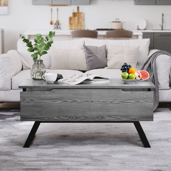 Ayimna Lift Top Coffee Table with Drawers - Chic Decora