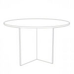 Ballyclug Pedestal Coffee Table - Chic Decora