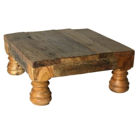 Beanland Solid Wood Single Coffee Table - Chic Decora