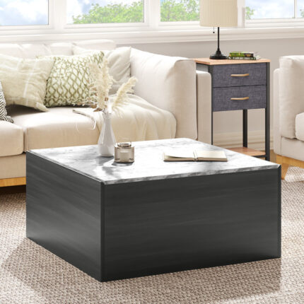 Bernetha Coffee Table with Two Drawers - Chic Decora