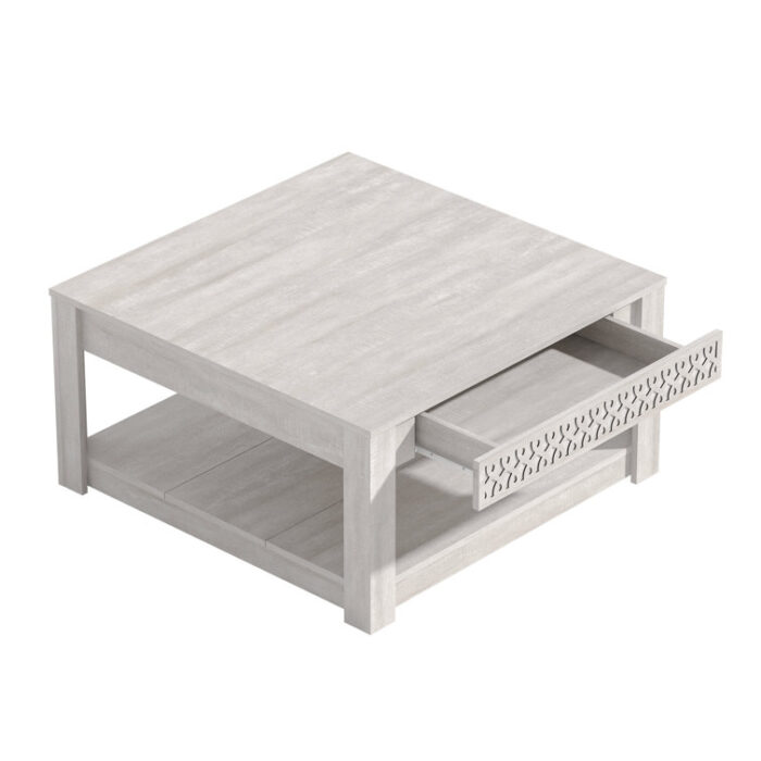 Brandarius 4 Legs Coffee Table with Storage - Chic Decora