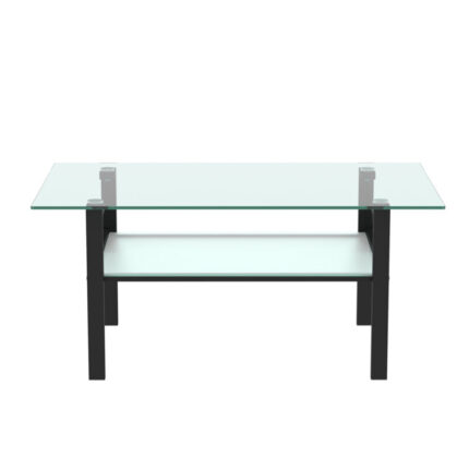 Bryoney Glass Top Coffee Table - Chic Decora