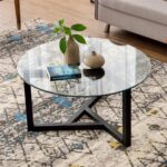 Bueso Glass Top Coffee Table - Chic Decora