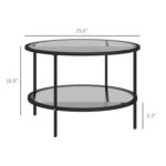 Bupe Glass Top Single Coffee Table - Chic Decora