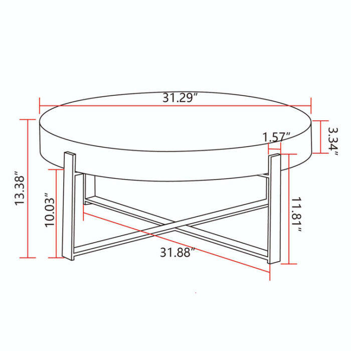 Caparrelli Coffee Table - Chic Decora