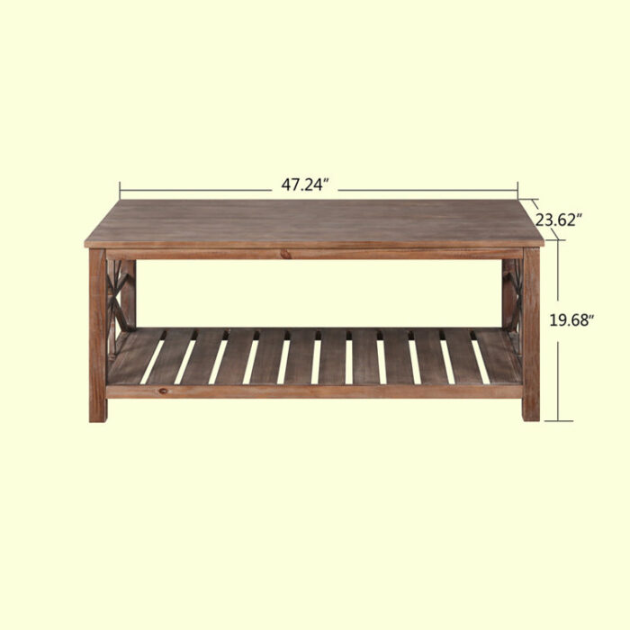 Chainey Single Coffee Table - Chic Decora