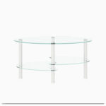 Cheramie Glass Top Coffee Table - Chic Decora