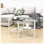 Cheramie Glass Top Coffee Table - Chic Decora