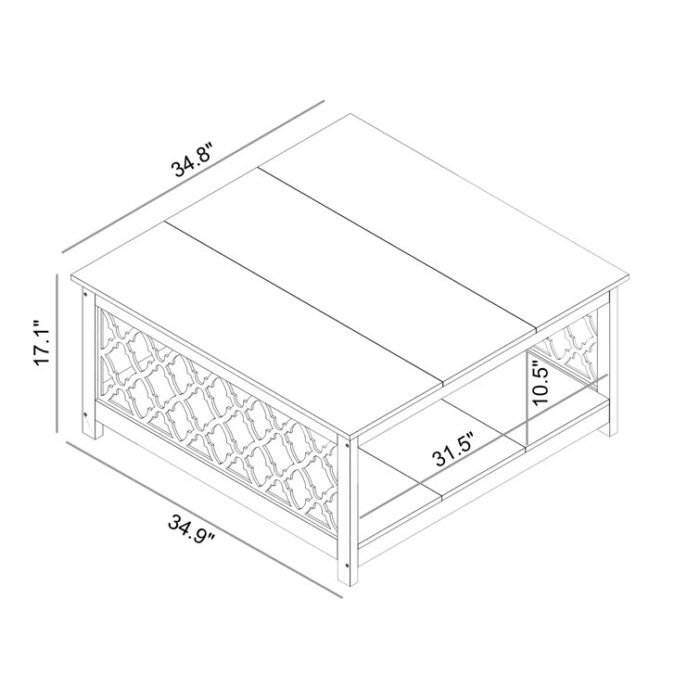 Chessani Single Coffee Table - Chic Decora