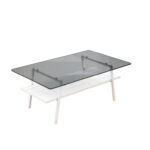 Chilo Glass Top Coffee Table - Chic Decora