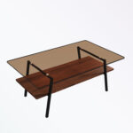 Chomitzki Coffee Table, Tempered Glass Coffee Table - Chic Decora