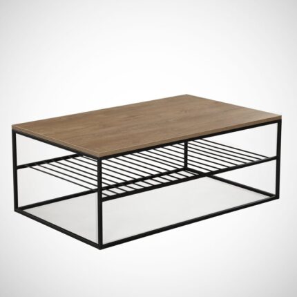 Phinneaus Glass Top Coffee Table - Chic Decora