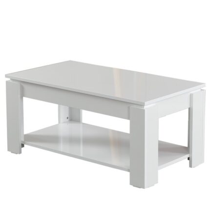 Glass Single Coffee Table - Chic Decora