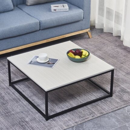 Jaevier Stone Top Coffee Table - Chic Decora