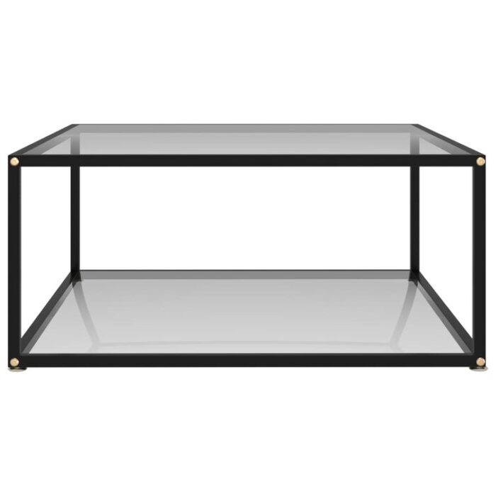 Coffee Table End Table Living Room Accent Sofa Table Tempered Glass - Chic Decora