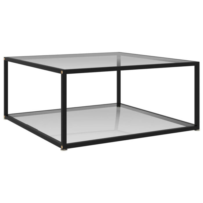 Coffee Table End Table Living Room Accent Sofa Table Tempered Glass - Chic Decora