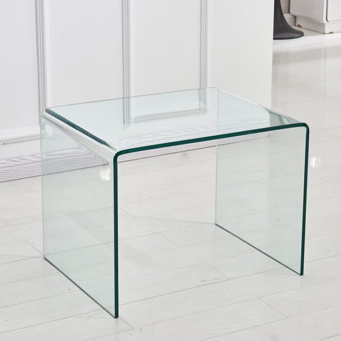 Coggon Glass Coffee Table,Cocktail Table,center table - Chic Decora