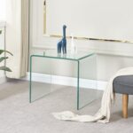 Coggon Glass Coffee Table,Cocktail Table,center table - Chic Decora