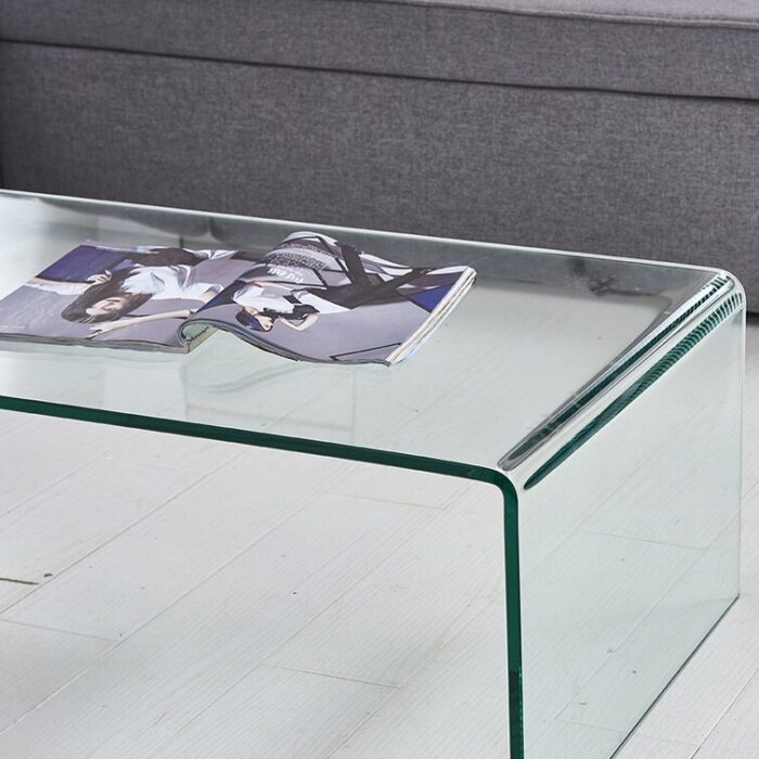 Coggon Glass Coffee Table,Cocktail Table,center table - Chic Decora