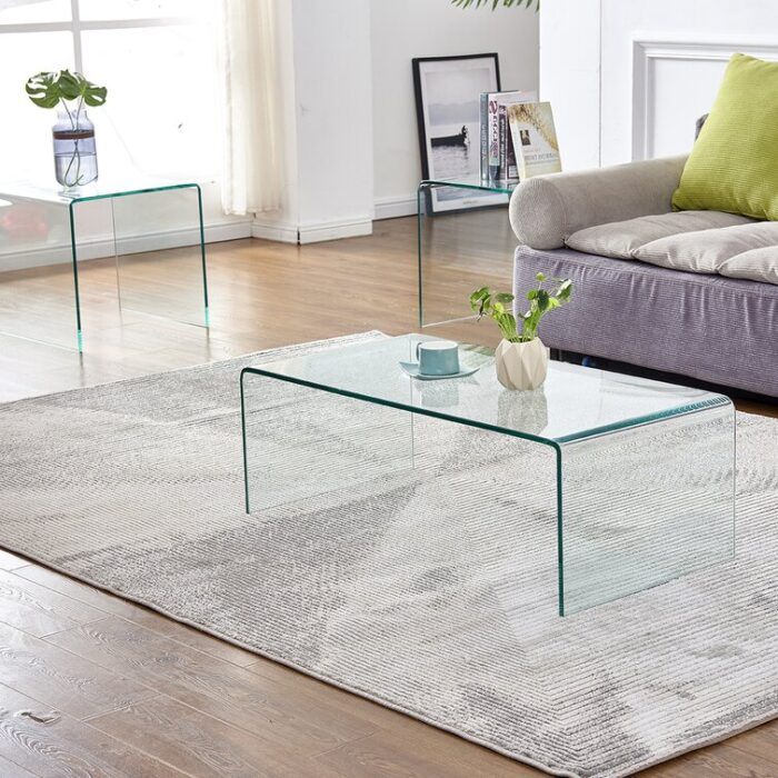 Corydon Glass Coffee Table - Chic Decora