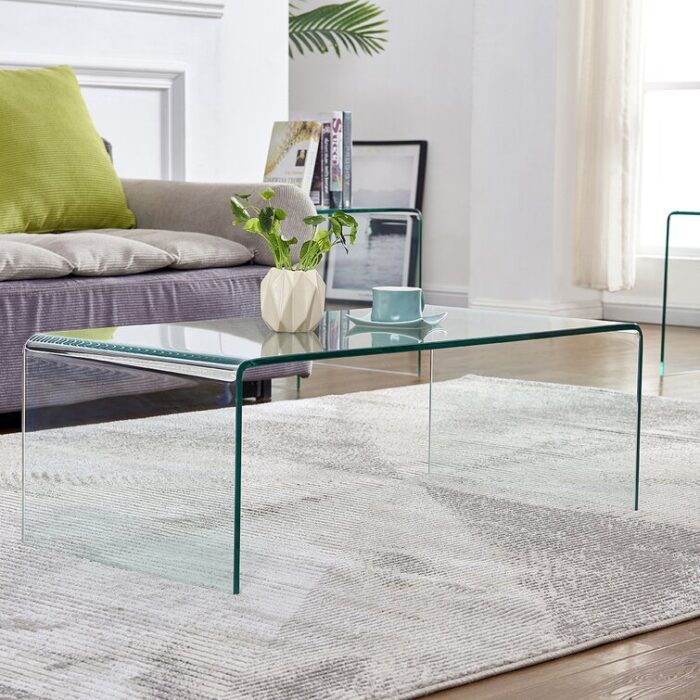 Corydon Glass Coffee Table - Chic Decora